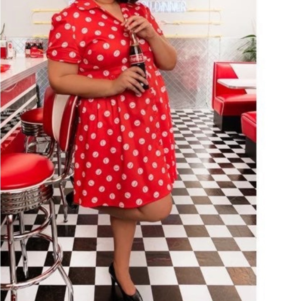 stitch shope x coca cola dress